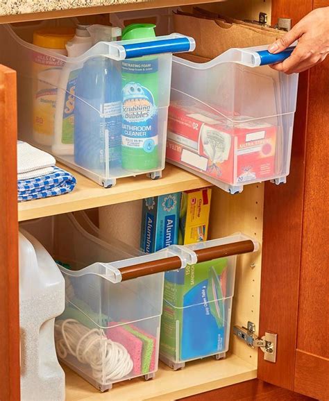 storage bins for cabinet shelves